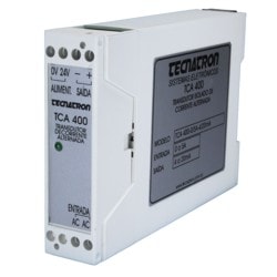 TCA 400 Transdutor de Corrente Alternada para 4a20mA, 0a10V e outras escalas